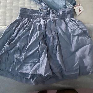 Blue Dress Shorts